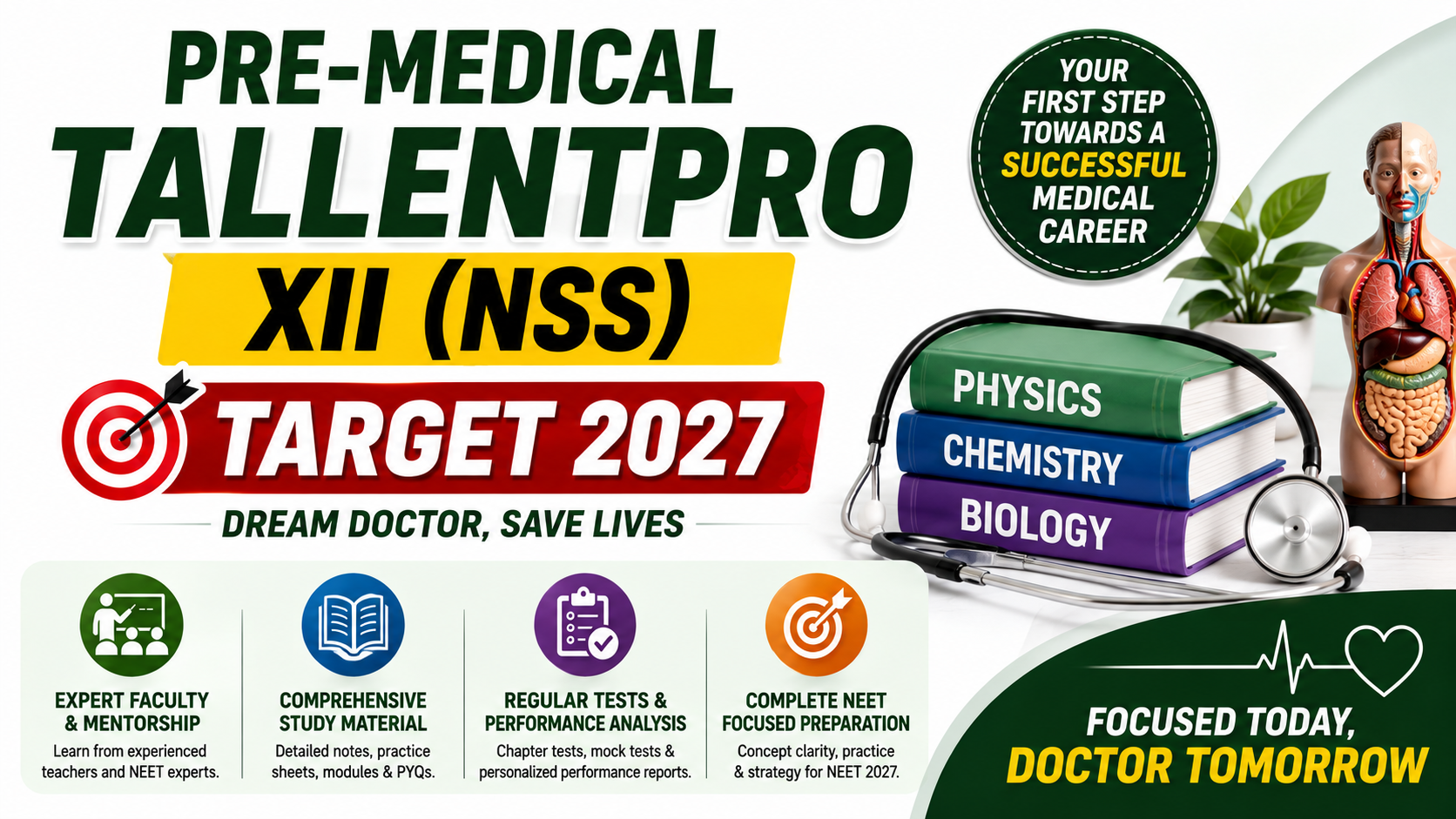 PRE-MEDICAL TALLENTPRO XII (NSS) : TARGET 2027